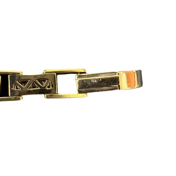 18KT Yellow/White Gold 1.40ctw Diamond Bracelet - Picture 4 of 4